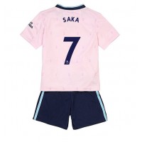 Dres Arsenal Bukayo Saka #7 Rezervni za djecu 2022-23 Kratak Rukav (+ kratke hlače)